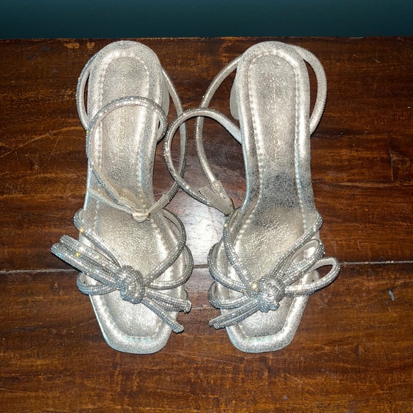 Loeffler Randall Mikel crystal embellished suede sandals - Picture 7 of 10